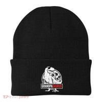 Grandpasaurus T Rex Dinosaur Grandpa Saurus Family Matching Sweat Beanie thumb 0