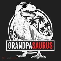 Grandpasaurus T Rex Dinosaur Grandpa Saurus Family Matching Sweat Beanie thumb 2
