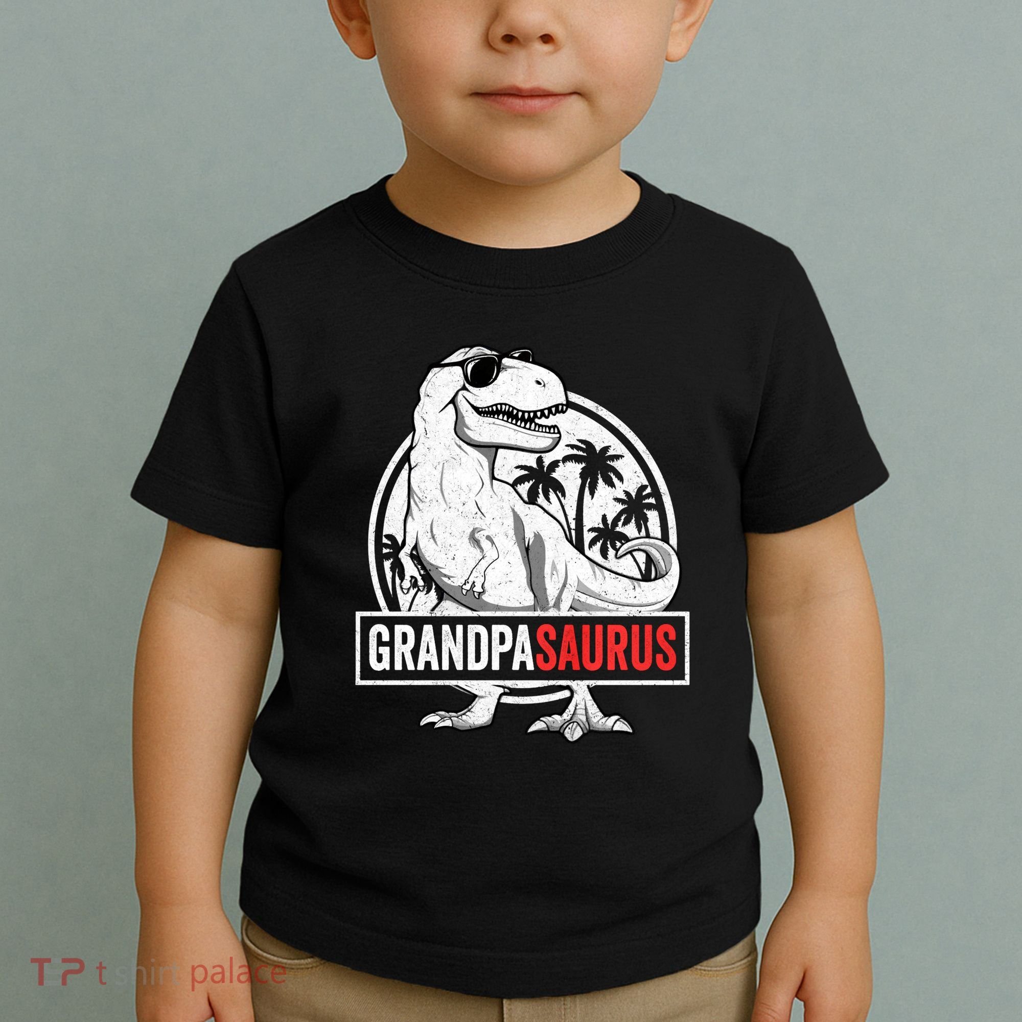 Grandpasaurus T Rex Dinosaur Grandpa Saurus Family Matching Sweat Toddler T-Shirt