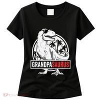 Grandpasaurus T Rex Dinosaur Grandpa Saurus Family Matching Sweat Women's T-Shirt thumb 0