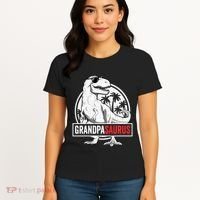 Grandpasaurus T Rex Dinosaur Grandpa Saurus Family Matching Sweat Women's T-Shirt thumb 4