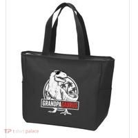 Grandpasaurus T Rex Dinosaur Grandpa Saurus Family Matching Sweat Tote Bag thumb 3