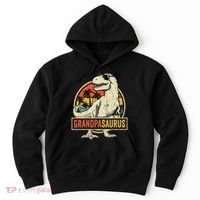 Grandpasaurus T Rex Dinosaur Grandpa Saurus Family Matching Hoodie thumb 0