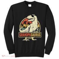 Grandpasaurus T Rex Dinosaur Grandpa Saurus Family Matching Sweatshirt thumb 0