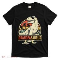 Grandpasaurus T Rex Dinosaur Grandpa Saurus Family Matching T-Shirt thumb 0