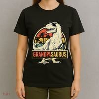 Grandpasaurus T Rex Dinosaur Grandpa Saurus Family Matching T-Shirt thumb 4