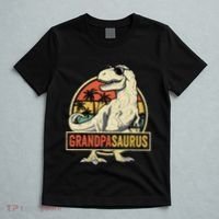 Grandpasaurus T Rex Dinosaur Grandpa Saurus Family Matching T-Shirt thumb 5