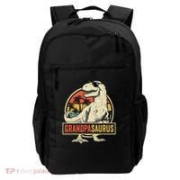 Grandpasaurus T Rex Dinosaur Grandpa Saurus Family Matching Backpack thumb 0