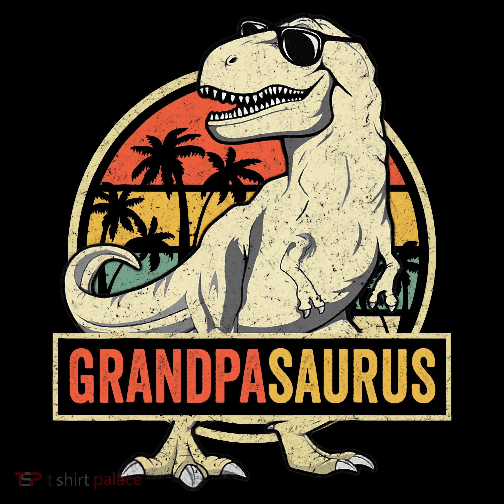 Grandpasaurus T Rex Dinosaur Grandpa Saurus Family Matching Coffee Mug