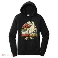 Grandpasaurus T Rex Dinosaur Grandpa Saurus Family Matching Women's Hoodie thumb 0