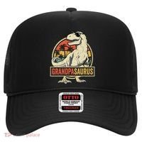 Grandpasaurus T Rex Dinosaur Grandpa Saurus Family Matching Hat thumb 0