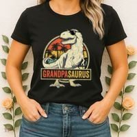 Grandpasaurus T Rex Dinosaur Grandpa Saurus Family Matching Women's T-Shirt thumb 2