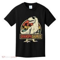 Grandpasaurus T Rex Dinosaur Grandpa Saurus Family Matching Kids T-Shirt thumb 0