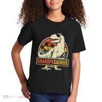 Grandpasaurus T Rex Dinosaur Grandpa Saurus Family Matching Kids T-Shirt thumb 2