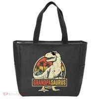 Grandpasaurus T Rex Dinosaur Grandpa Saurus Family Matching Tote Bag thumb 0
