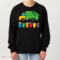 Garbage Truck Reuse Recycle Trash Collector Earth Day Women's Sweatshirt thumb 0