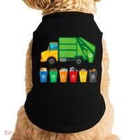 Garbage Truck Reuse Recycle Trash Collector Earth Day Doggie Tank thumb 0
