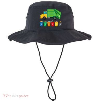 Garbage Truck Reuse Recycle Trash Collector Earth Day Bucket Hat