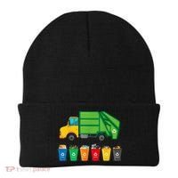 Garbage Truck Reuse Recycle Trash Collector Earth Day Beanie thumb 0