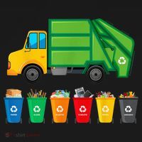 Garbage Truck Reuse Recycle Trash Collector Earth Day Women's Hoodie thumb 2