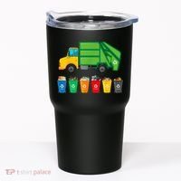 Garbage Truck Reuse Recycle Trash Collector Earth Day Tumbler thumb 0