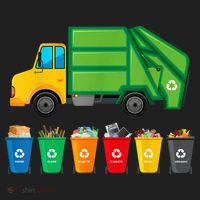 Garbage Truck Reuse Recycle Trash Collector Earth Day Tumbler thumb 3
