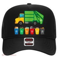 Garbage Truck Reuse Recycle Trash Collector Earth Day Hat thumb 0