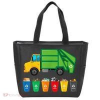 Garbage Truck Reuse Recycle Trash Collector Earth Day Tote Bag thumb 0