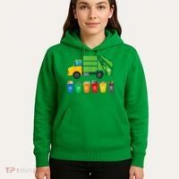 Garbage Truck Reuse Recycle Trash Collector Earth Day Hoodie thumb 5