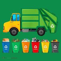 Garbage Truck Reuse Recycle Trash Collector Earth Day Sweatshirt thumb 3