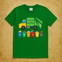 Garbage Truck Reuse Recycle Trash Collector Earth Day T-Shirt thumb 5