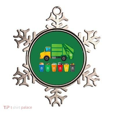 Garbage Truck Reuse Recycle Trash Collector Earth Day Ornament