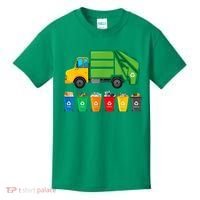 Garbage Truck Reuse Recycle Trash Collector Earth Day Kids T-Shirt thumb 0
