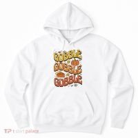 Gobble Turkey Retro Thanksgiving Fall Hoodie thumb 0