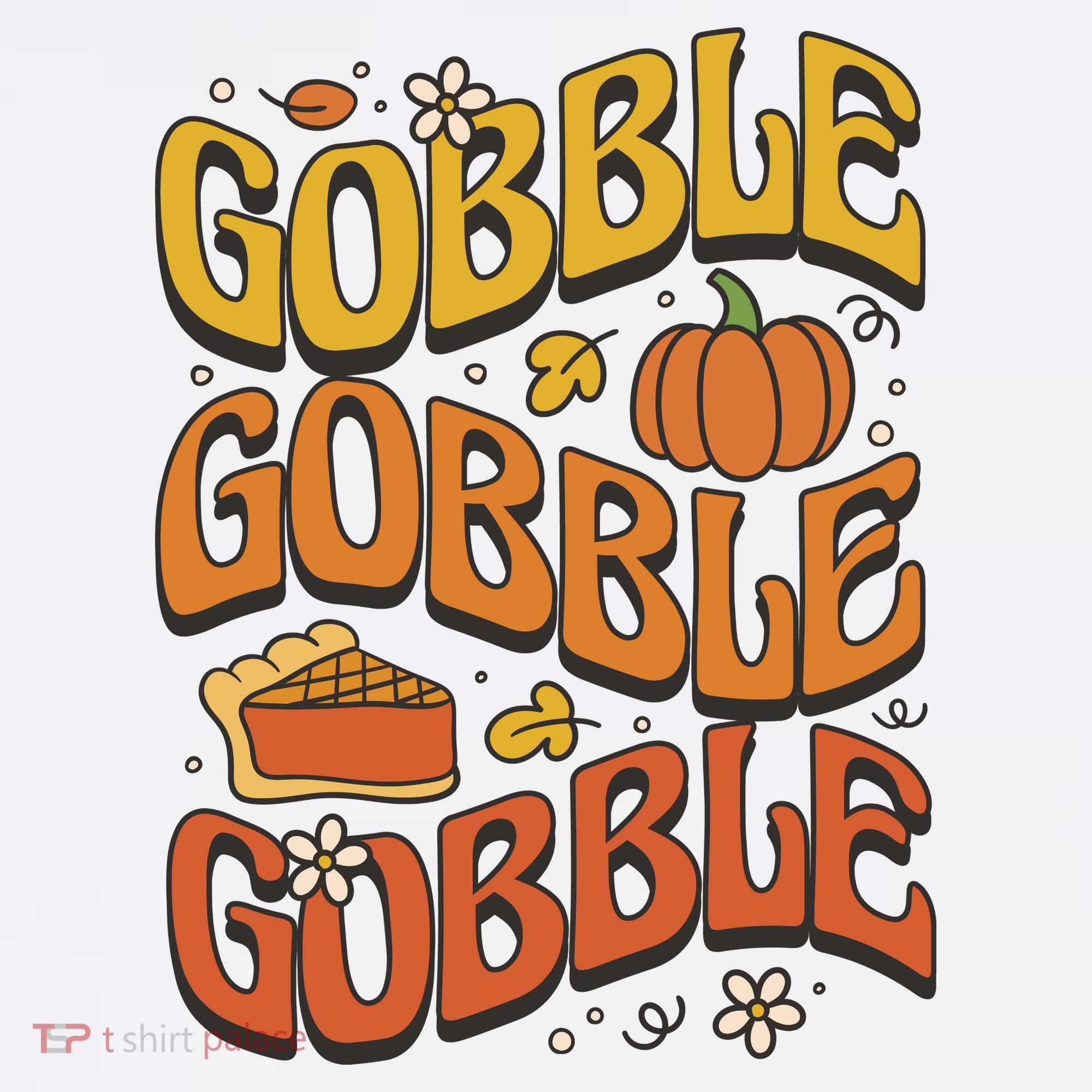 Gobble Turkey Retro Thanksgiving Fall Visor