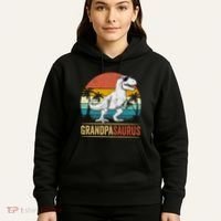 Grandpasaurus T Rex Dinosaur Grandpa Saurus Family Matching Hoodie thumb 5