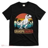 Grandpasaurus T Rex Dinosaur Grandpa Saurus Family Matching T-Shirt thumb 0