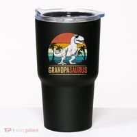 Grandpasaurus T Rex Dinosaur Grandpa Saurus Family Matching Tumbler thumb 0
