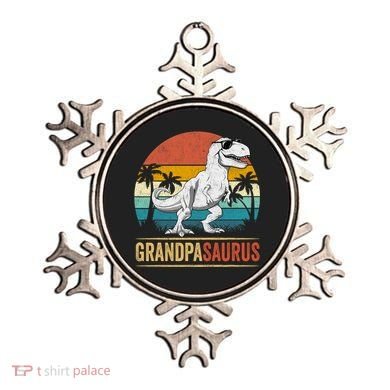 Grandpasaurus T Rex Dinosaur Grandpa Saurus Family Matching Ornament