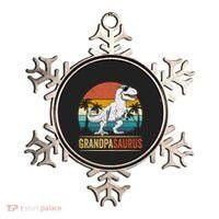 Grandpasaurus T Rex Dinosaur Grandpa Saurus Family Matching Ornament thumb 0