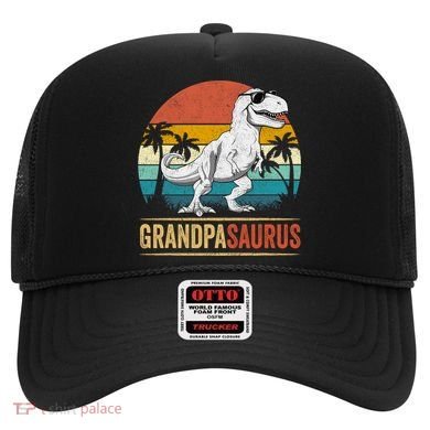 Grandpasaurus T Rex Dinosaur Grandpa Saurus Family Matching Hat