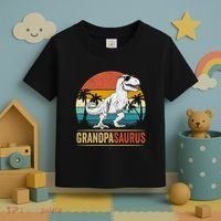 Grandpasaurus T Rex Dinosaur Grandpa Saurus Family Matching Toddler T-Shirt thumb 3
