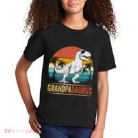 Grandpasaurus T Rex Dinosaur Grandpa Saurus Family Matching Kids T-Shirt thumb 2