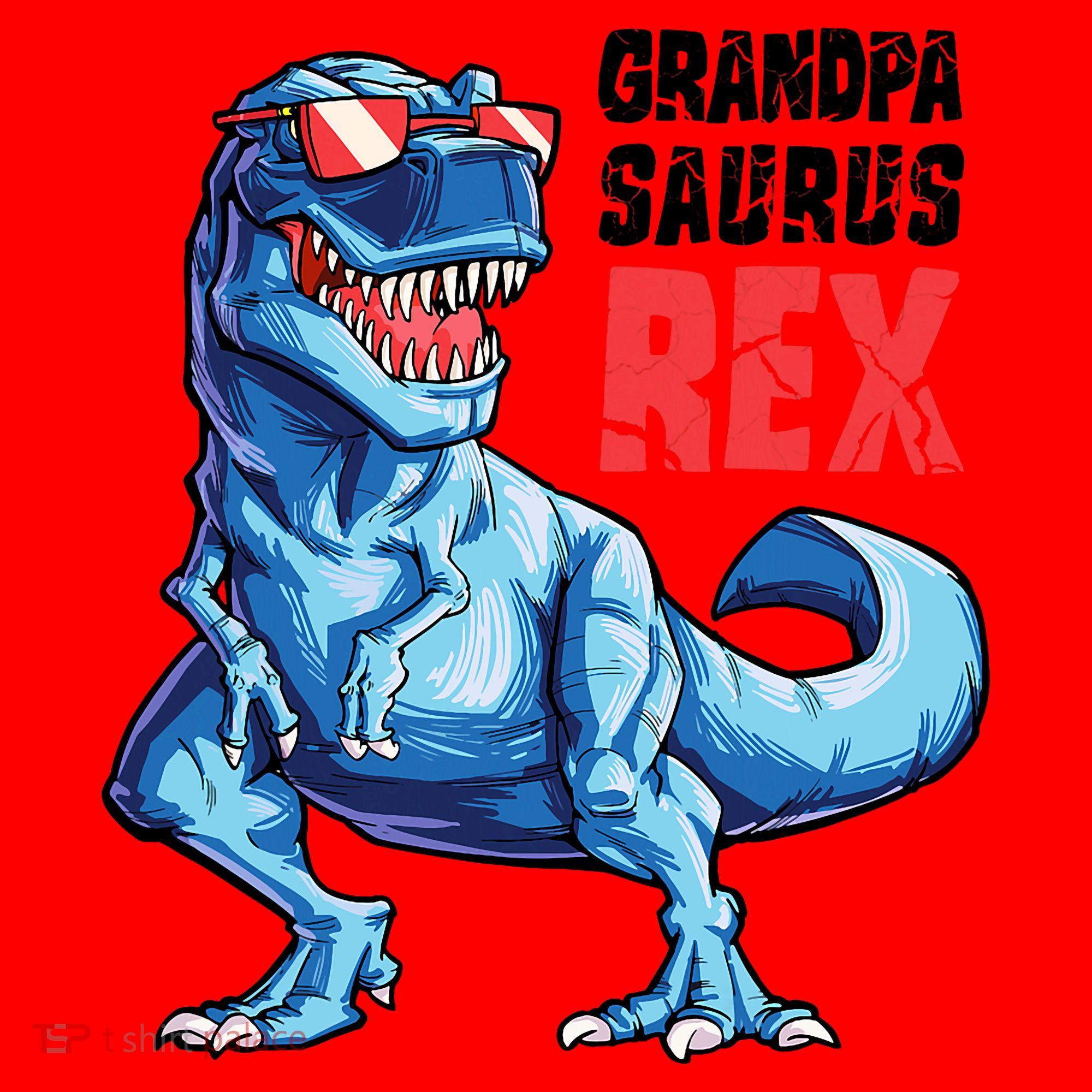 Grandpasaurus T Rex Dinosaur Grandpa Saurus FatherS Family Santa Hat