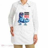 Grandpasaurus T Rex Dinosaur Grandpa Saurus FatherS Family Apron thumb 2