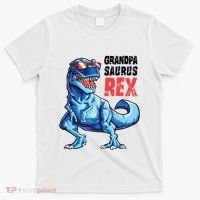 Grandpasaurus T Rex Dinosaur Grandpa Saurus FatherS Family T-Shirt thumb 0