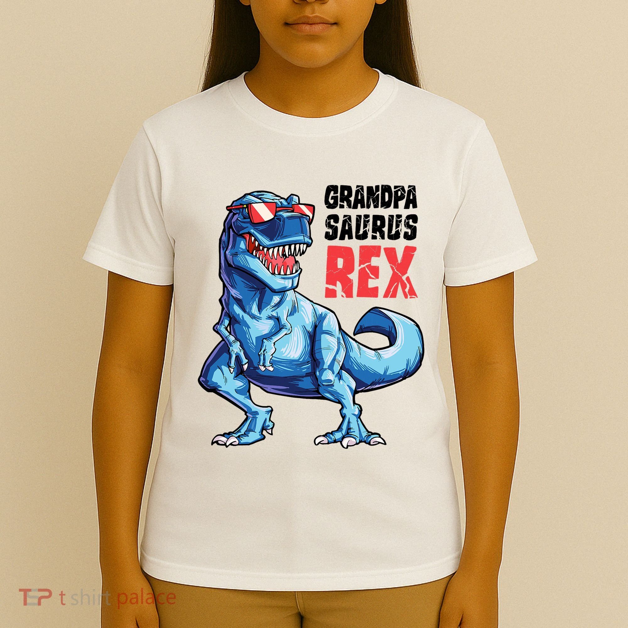 Grandpasaurus T Rex Dinosaur Grandpa Saurus FatherS Family T-Shirt