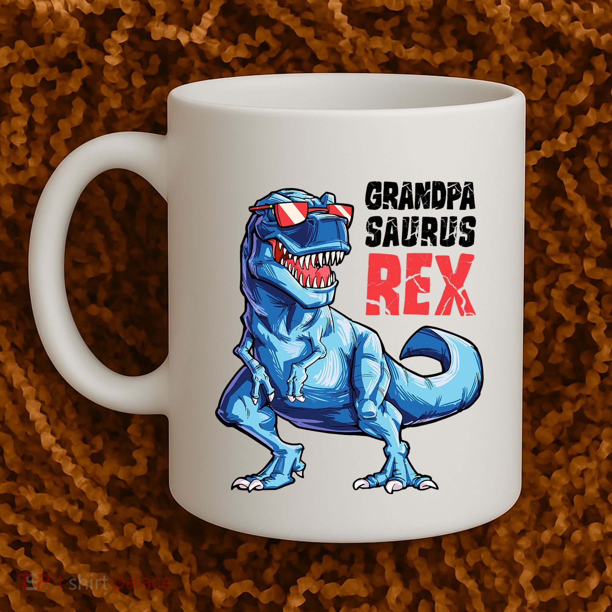 Grandpasaurus T Rex Dinosaur Grandpa Saurus FatherS Family Coffee Mug