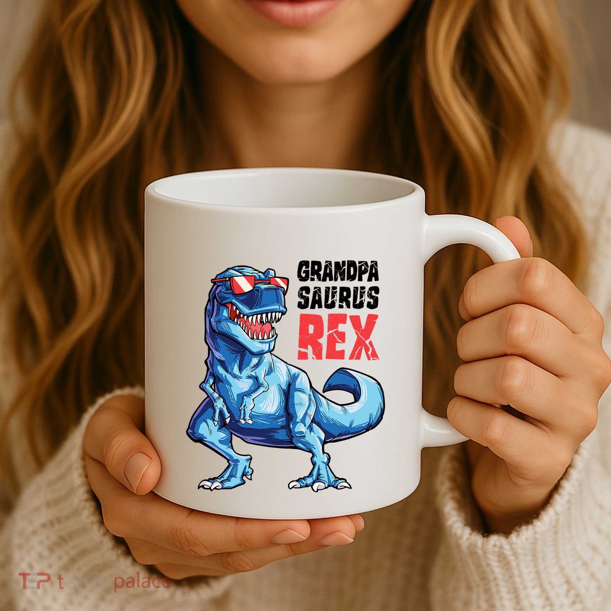 Grandpasaurus T Rex Dinosaur Grandpa Saurus FatherS Family Coffee Mug
