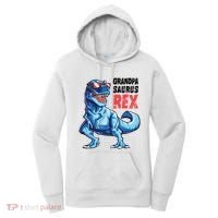 Grandpasaurus T Rex Dinosaur Grandpa Saurus FatherS Family Women's Hoodie thumb 0